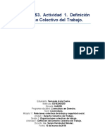 M11. U2. S3. Actividad 1. Definición Del Derecho Colectivo Del Trabajo