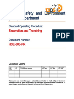 HSE-303-PR Excavation and Trenching