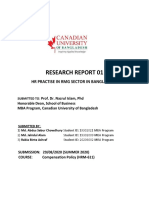 Research Report 01: HR Practise in RMG Sector in Bangladesh