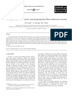 Strength Properties of Nylon-And Polypropylene-Fiber-Reinforced Concretes