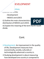 Development: Learning Objectives