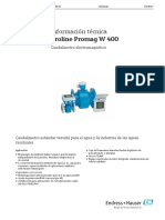 Promag W 400 CAUDALIMETRO ENDRESS HAUSER PDF