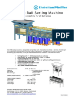 Christian Pfeiffer Grinding Media Sorting Machine