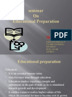 EDUCATIONAL PREPARATIO Shital