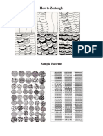 Zentangle Sample Sheet