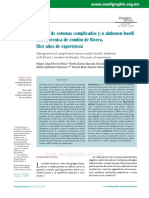 Manejo de Estomas Complicados y o Abdomen Hostil - Con La Técnica de Condón de Rivera. - Diez Años de Experiencia PDF