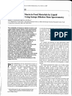 Determination of Niacin in Food Materials by Liquid Chromatography Using Isotope Dilution Mass Spectrometry