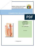 Grupo 6-Cementos Selladores en Endodoncia