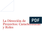 La Direccion de Proyectos Caracteristicas y Roles