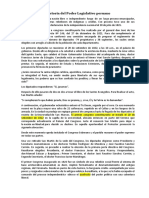 Historia Del Poder Legislativo Peruano