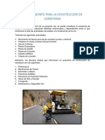 Proceso Constructivo de Carreteras