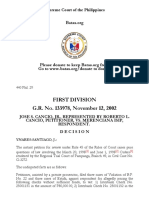 First Division G.R. No. 133978, November 12, 2002: Supreme Court of The Philippines