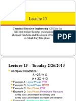 Chemical Reaction Engineering (CRE) Is The