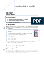 GUÍA DE APRENDIZAJE para La Elaboración de Un PORTAFOLIO