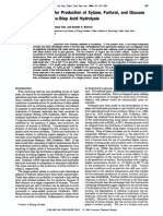 Two-Step: Integrated Process For Production of Xylose, Furfural, and Glucose From Bagasse by Acid Hydrolysis