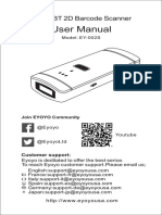 Eyoyo BT 2D Barcode Scanner. User Manual. Model - Youtube