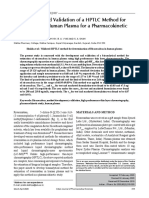 Development and Validation of A HPTLC Method For Rivaroxaban in Human Plasma For A Pharmacokinetic Study