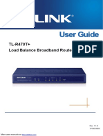 TP-Link Network Router TL-R470t+