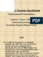 Polycystic Ovarian Syndrome: Case-Based Presentation