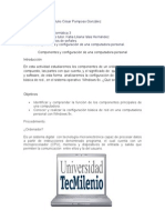 Actividad 4 Componentes y Configuración de Una Computadora