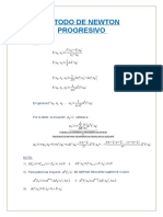 Método de Newton Progresivo