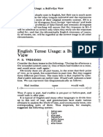 Bull's Eye View To Tenses