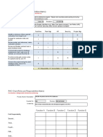 RACI Chart Excel