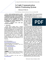 Visible Light Communication Positioning System