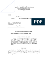 Position Paper-Complainant OJT Exam