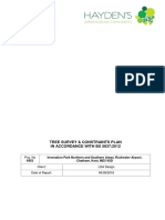 Tree Survey & Constraints Plan in Accordance With Bs 5837:2012