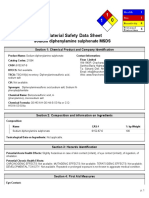 0 Material Safety Data Sheet: Sodium Diphenylamine Sulphonate MSDS