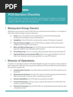 POS Checklist PDF