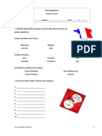 Teste Diagnóstico Francês 7º Ano