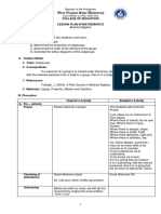 West Visayas State University: College of Education Lesson Plan in Mathematics