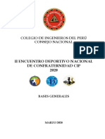 Bases Generales - Deporte - Cip 2020