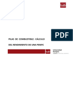 Pilas de Combustible - Cálculo Del Rendimiento de Una PEMFC