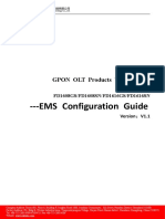 EMS Configuration Guide: GPON OLT Products User Manual