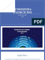 Atmosfera - Exercícios - 6º Ano