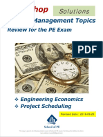 School of PE Econ Notes Solutions 1