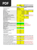 Date of Valuation: Default Assumptions