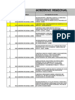 Lista de Obras Ejecutadas Gobierno Regional