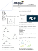 Avaliação 6º Ano 3 Bim