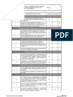 Lista de Chequeo de Orden y Aseo (Inspecciones)