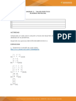 Actividad 4 - Algebra Matricial