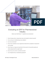 Evaluating An ERP For Pharmaceutical Industry: Make Sure That These 11 Questions Are Answered