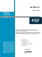 NF P 94-113 - 10 - 96 - Sols Essai de Penetration Statique PDF