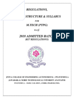 R17-M.Tech (PTPG) - Regulations & Syllabus