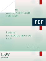 LHT: Laws On Hospitality and Tourism