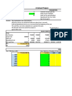 A School Project: Parameters