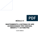 Mantenimiento A.A. Tipo Ventana PDF